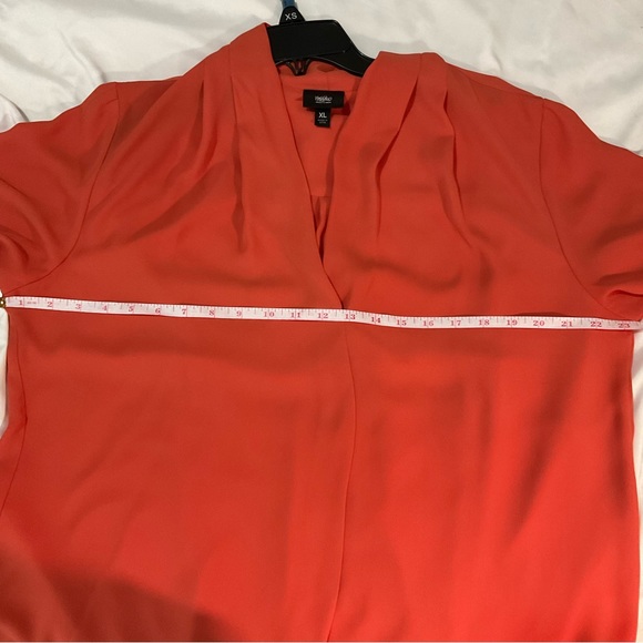 Mossimo Supply Co. Orange Blouse - Picture 7 of 8